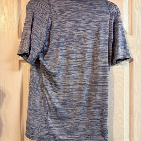 Nike Men's Heathered Blue Short Sleeve Tee - Picture 4 of 4